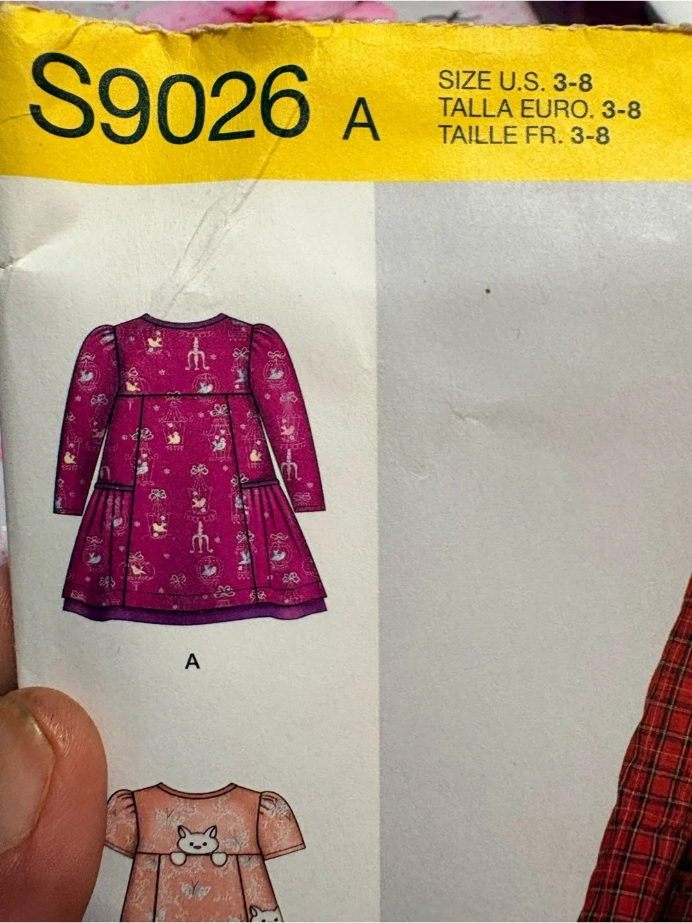 BN UNCUT SIMPLICITY 9026 A GIRLS SEWING PATTERNS
